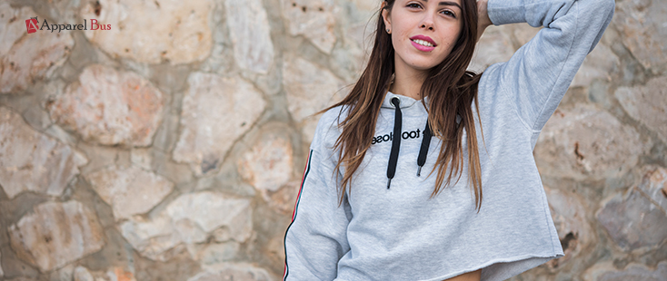 cropped hoodie