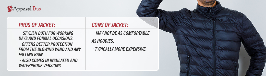 pros and cons jacket