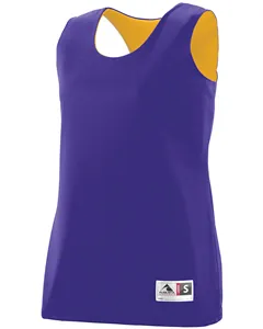 Augusta Drop Ship 147 Ladies Wicking Polyester Reversible Sleeveless Jersey