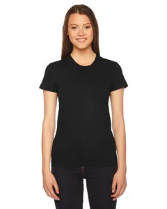 American Apparel 2102 Ladies Fine Jersey USA Made Short-Sleeve T-Shirt
