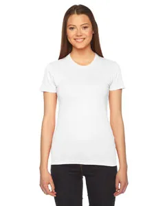 American Apparel 2102 Ladies Fine Jersey USA Made Short-Sleeve T-Shirt