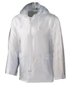 Augusta Drop Ship 3160 Adult Clear Rain Jacket