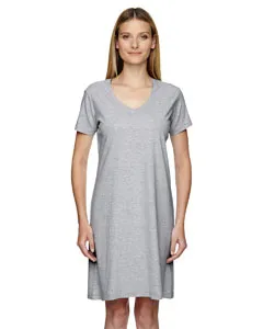 LAT 3522 Womens V-Neck Fine Jersey Coverup