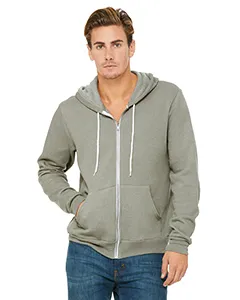 Bella + Canvas 3739 Unisex Sponge Fleece Full-Zip Hoodie