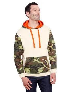 Code Five 3967 Mens Fashion Camo Hooded Sweatshirt