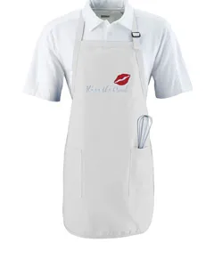 Augusta Drop Ship 4350 Full Length Apron With Pockets