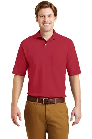 Jerzees 436MP -SpotShield 5.6-Ounce Jersey Knit Sport Shirt with Pocket.
