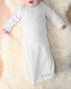 Rabbit Skins 4406 Infant Baby Rib Layette Sleeper