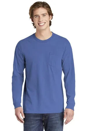 Comfort Colors 4410 Garment-Dyed Heavyweight Long Sleeve Pocket T-Shirt