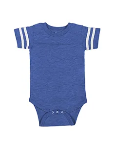 Rabbit Skins 4437 Infant Football Fine Jersey Bodysuit