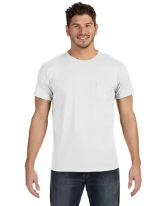 Hanes 498P Adult Nano-T T-Shirt with Pocket