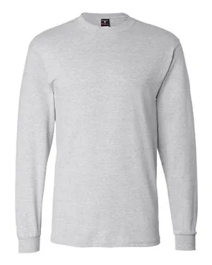 Hanes 5186 Beefy-T - 100% Cotton Long Sleeve T-Shirt.