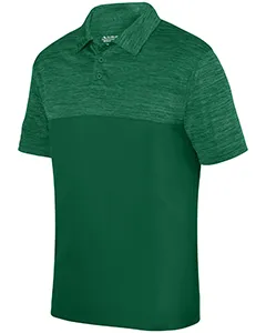 Augusta Drop Ship 5412 Adult Shadow Tonal Heather Polo