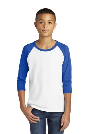 Gildan 5700B Heavy Cotton Youth Raglan Three-Quarter Sleeve T-Shirt