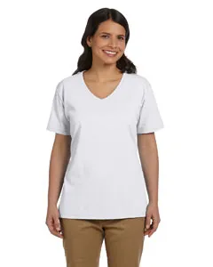 Hanes 5780 Ladies V-Neck T-Shirt