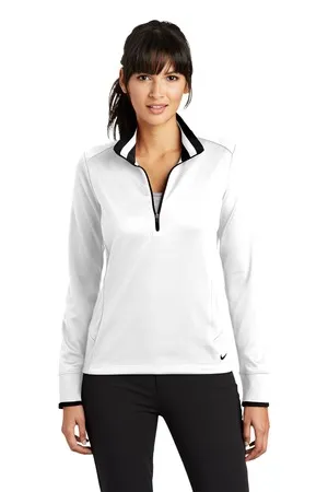 578674 Nike Ladies Dri-FIT 1/2-Zip Cover-Up.