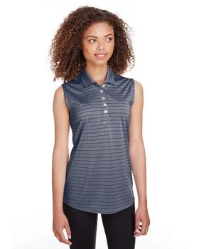 Puma 597222 Ladies Rotation Stripe Sleeveless Polo