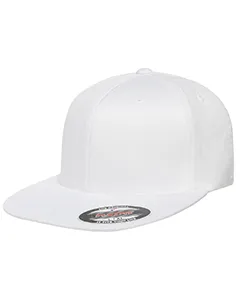 6297F Flexfit Pro-Baseball On Field Flat Bill Cap