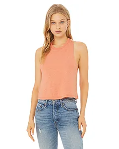 6682 Bella + Canvas Womens Racerback Cropped Tank