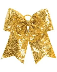 Augusta Drop Ship 6702 Sequin Cheer Glitter Bow