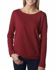 Next Level 6931 Womens Terry Long Sleeve Scoop