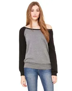 Bella + Canvas 7501 Women’s Sponge Fleece Wide Neck Sweatshirt