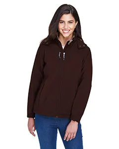 North End 78080 Ladies Glacier Insulated Three-Layer Fleece Bonded Soft Shell Jacket with Detachable Hood