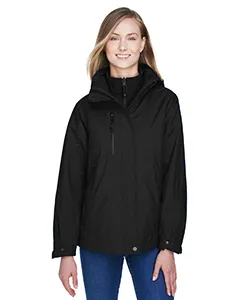 North End 78178 Ladies Caprice 3-in-1 Jacket with Soft Shell Liner