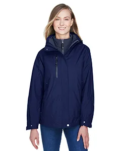 North End 78178 Ladies Caprice 3-in-1 Jacket with Soft Shell Liner