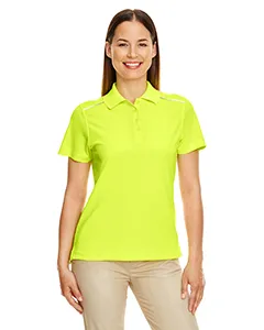 Core 365 78181R Ladies Radiant Performance Piqué Polo with Reflective Piping