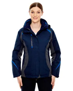North End 78195 Ladies Height 3-in-1 Jacket with Insulated Liner
