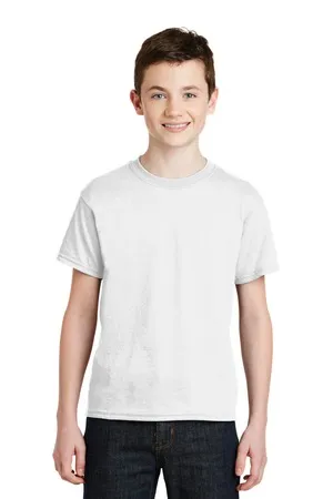 Gildan 8000B - Youth DryBlend 50 Cotton/50 Poly T-Shirt.