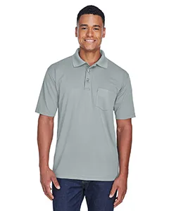 UltraClub 8210P Adult Cool & Dry Mesh Piqué Polo with Pocket