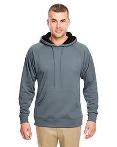 UltraClub 8441 Adult Cool & Dry Sport Fleece Hooded Sweatshirt