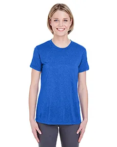 UltraClub 8619L Ladies Cool & Dry Heathered Performance T-Shirt