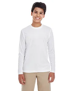 8622Y UltraClub Youth Cool & Dry Performance Long-Sleeve Top