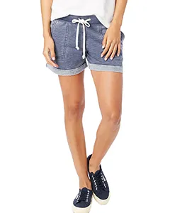 Alternative 8630F Ladies Lounge Burnout French Terry Shorts
