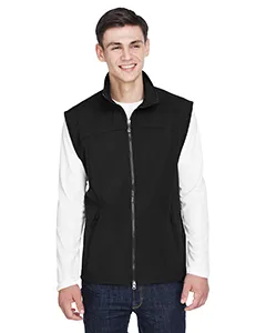 North End 88127 Mens Three-Layer Light Bonded Performance Soft Shell Vest