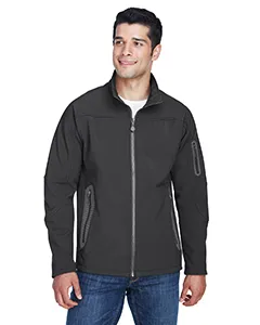 North End 88138 Mens Three-Layer Fleece Bonded Soft Shell Technical Jacket