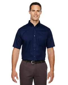 Core 365 88194T Mens Tall Optimum Short-Sleeve Twill Shirt