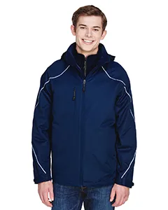 North End 88196 Mens Angle 3-in-1 Jacket with Bonded Fleece Liner