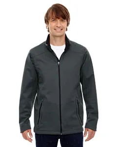 North End 88655 Mens Splice Three-Layer Light Bonded Soft Shell Jacket with Laser Welding