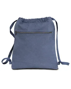 Liberty Bags 8877 Seaside Cotton Pigment Dyed Drawstring Bag