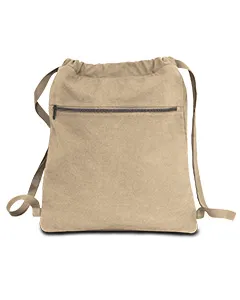 Liberty Bags 8877 Seaside Cotton Pigment Dyed Drawstring Bag