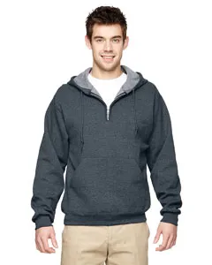 Jerzees 994MR NuBlend Quarter-Zip Hooded Sweatshirt