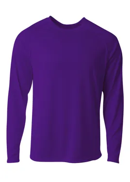 A4 N3396  SureColor Long Sleeve Cationic Tee