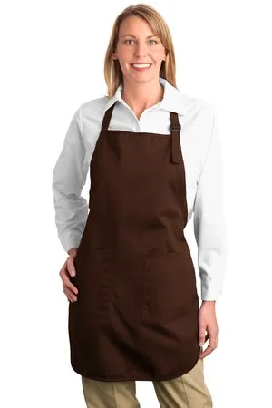 Port Authority A500 Full-Length Apron with Pockets.