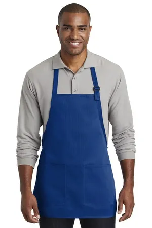 Port Authority A601 Medium-Length Two-Pocket Bib Apron.