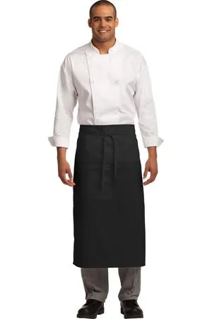 Port Authority A701 Easy Care Full Bistro Apron with Stain Release.