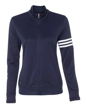 adidas Golf A191 Womens 3-Stripes French Terry Full-Zip Jacket
